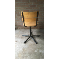 Barkruk of schoolstoel van Tranås Skolmöbler 